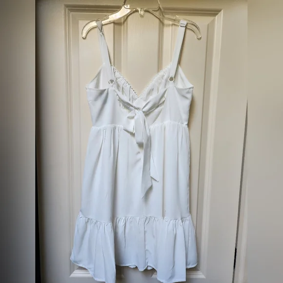 Princess Polly Arialena Mini Dress, White Size 4 - Picture 4 of 10